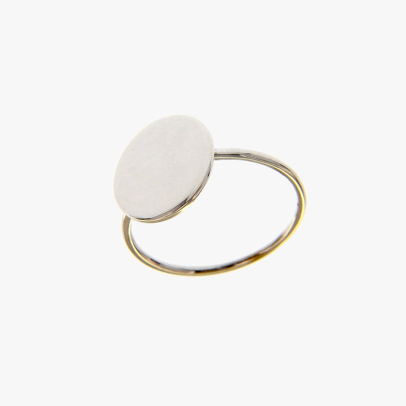 Juniper Ring - Oro 18K Bianco / 5