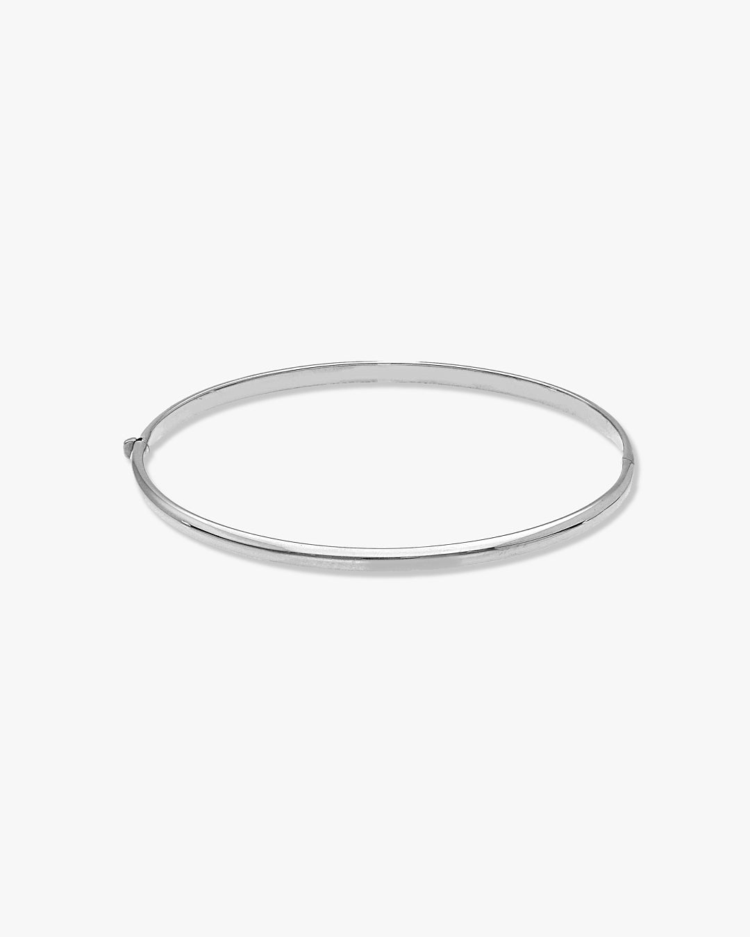 [FINIRE] Slim Bracelet (mancano foto. controllare con la ma) - Oro 18ct Bianco / sezione 3 mm Ø 60mm