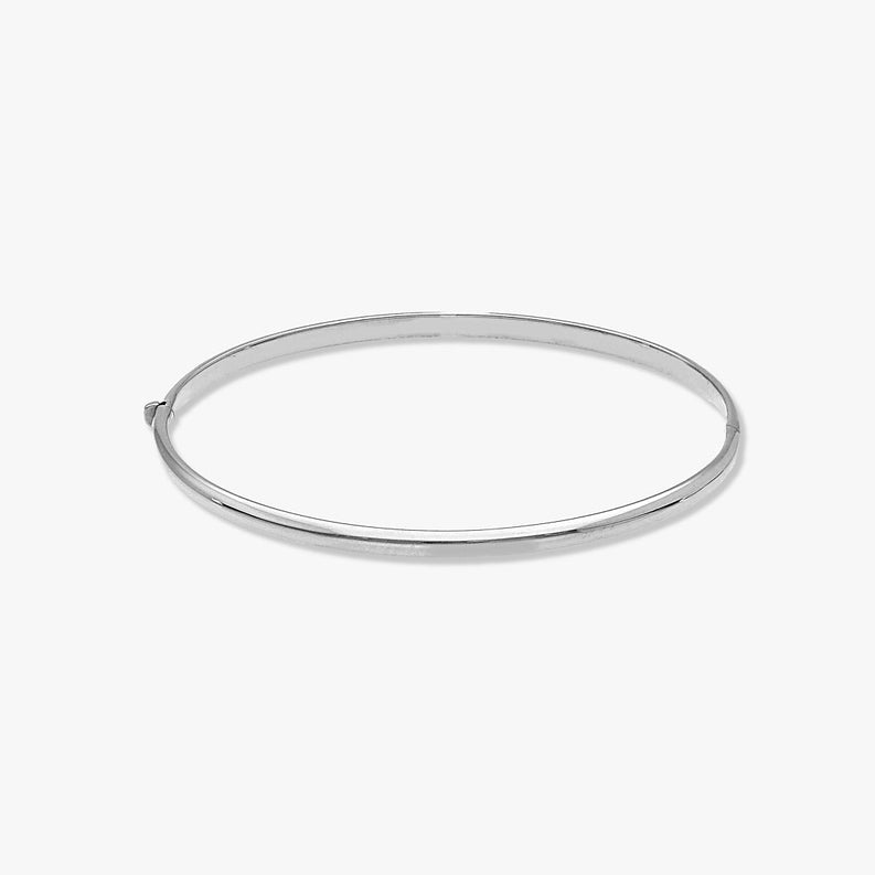 [FINIRE] Slim Bracelet (mancano foto. controllare con la ma) - Oro 18ct Bianco / sezione 3 mm Ø 60mm