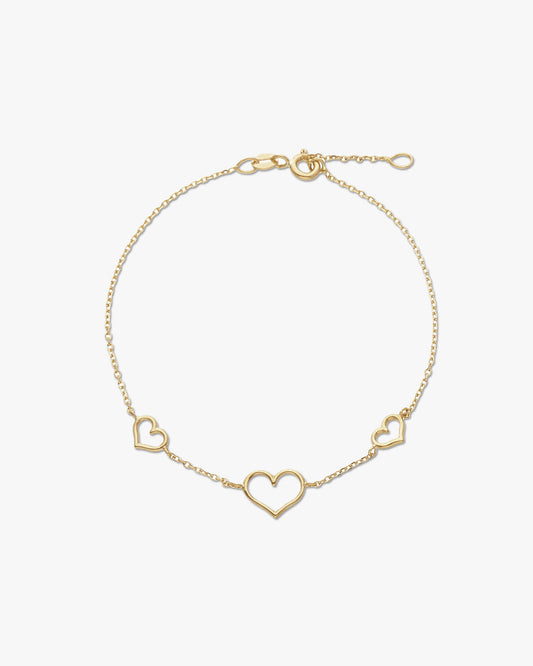 Three Hearts bracelet