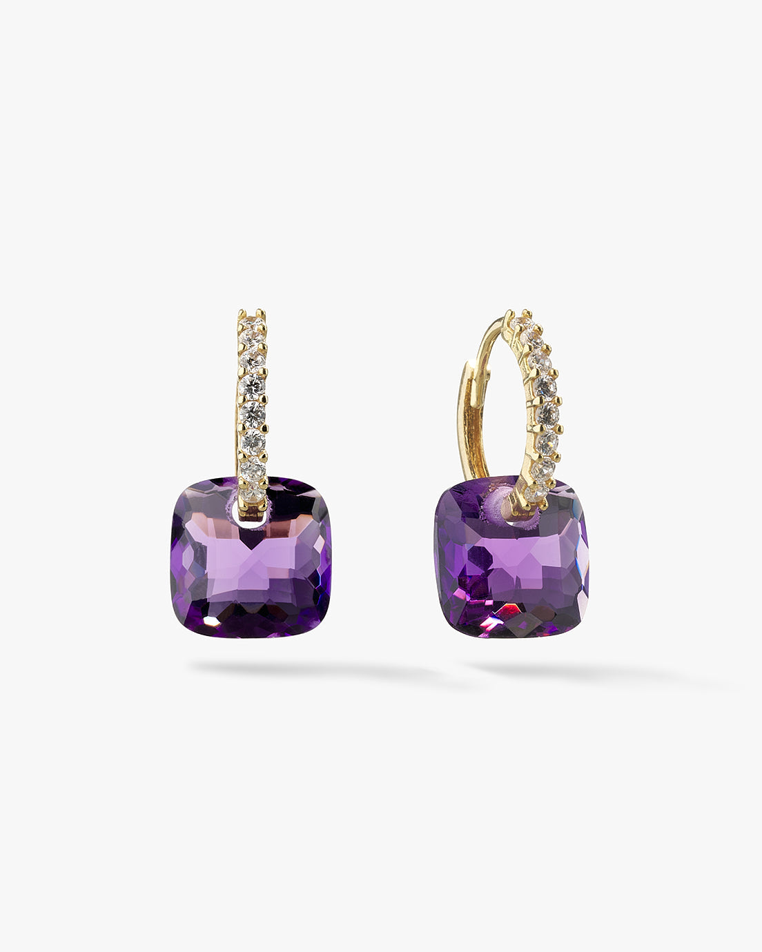 Gemstone Hoop Earrings - GioielliFazio