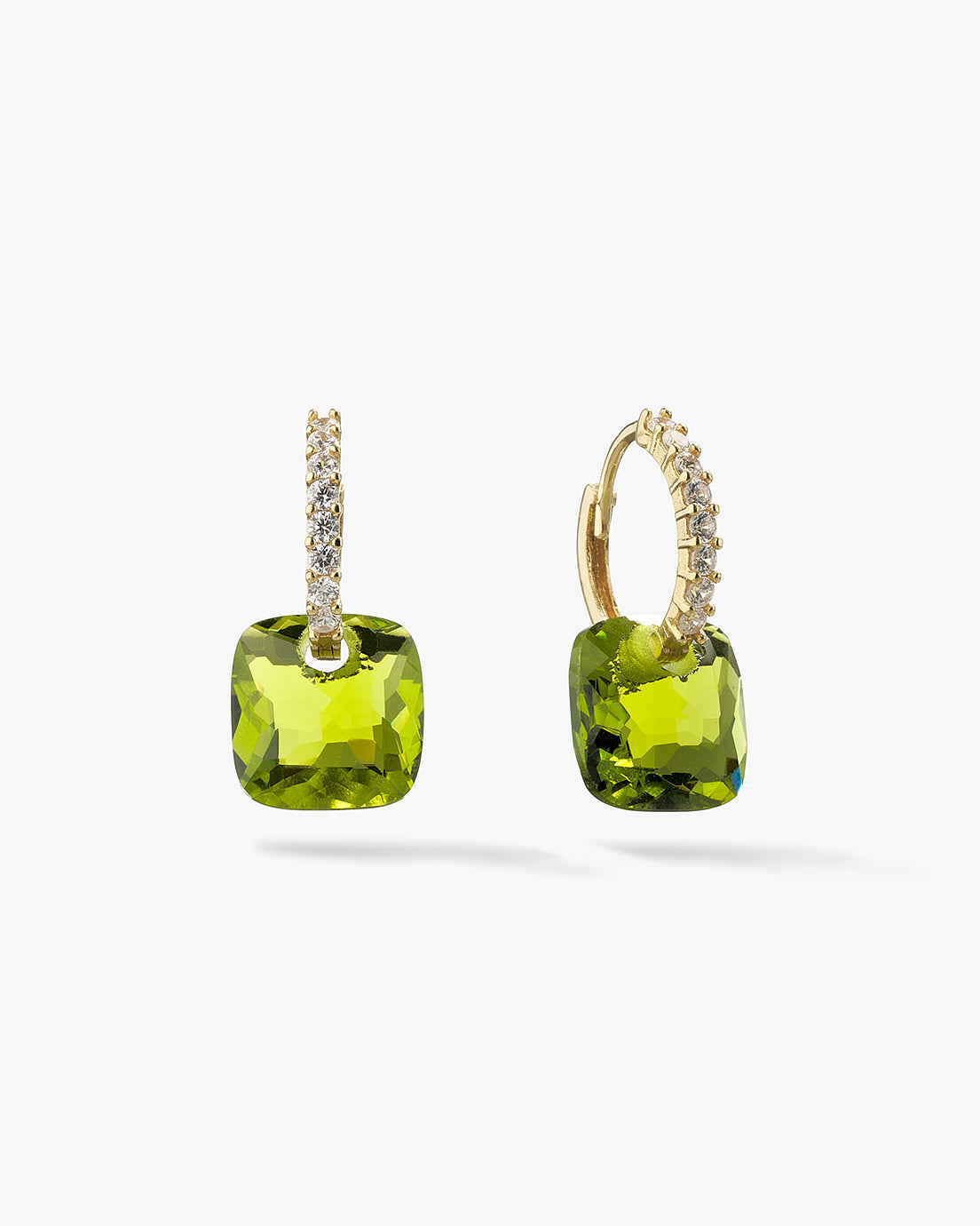 Gemstone Hoop Earrings - GioielliFazio
