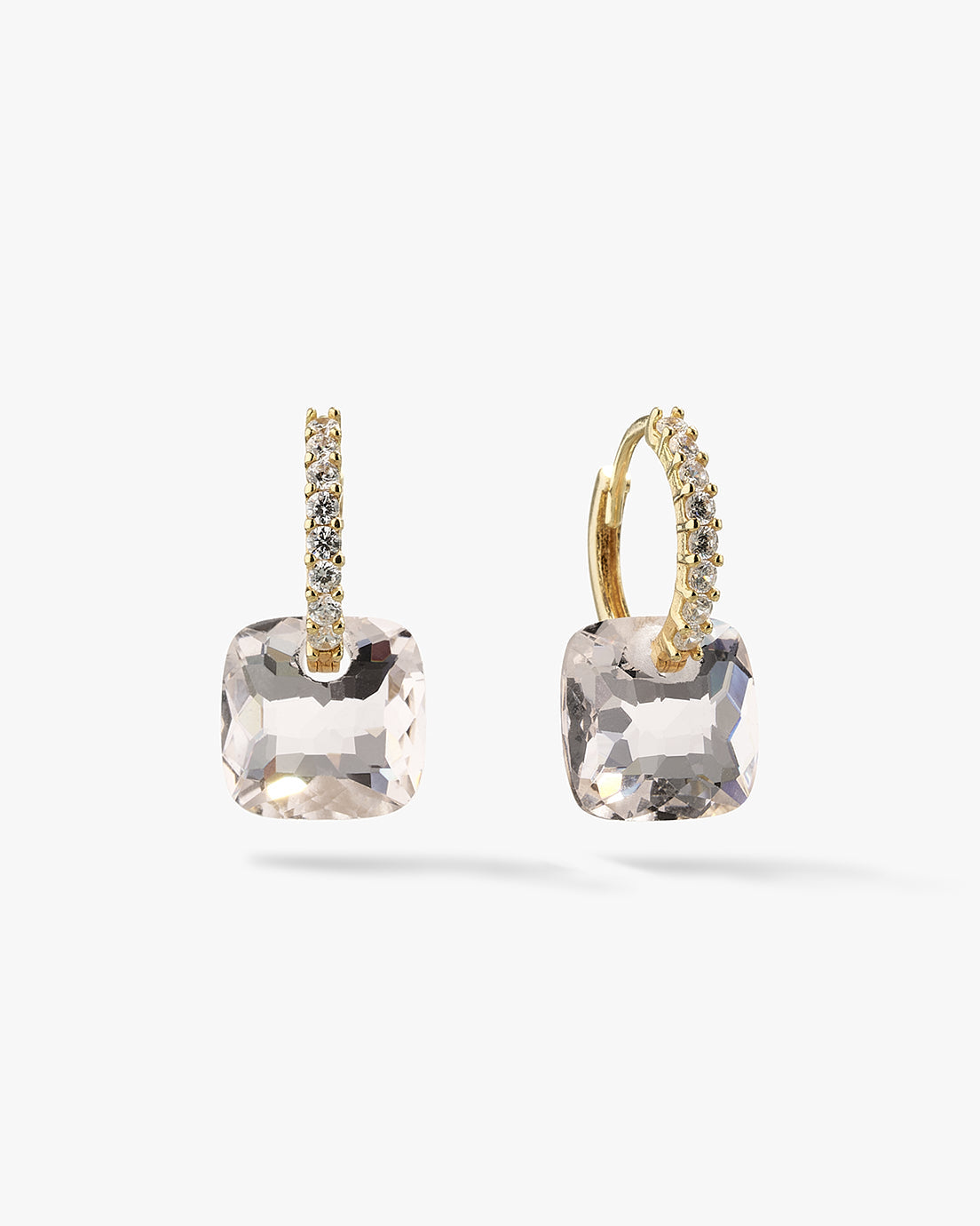 Gemstone Hoop Earrings - GioielliFazio
