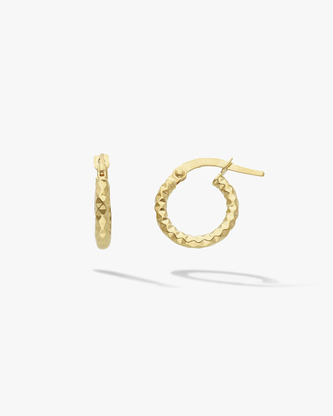 Textured Hoop earrings