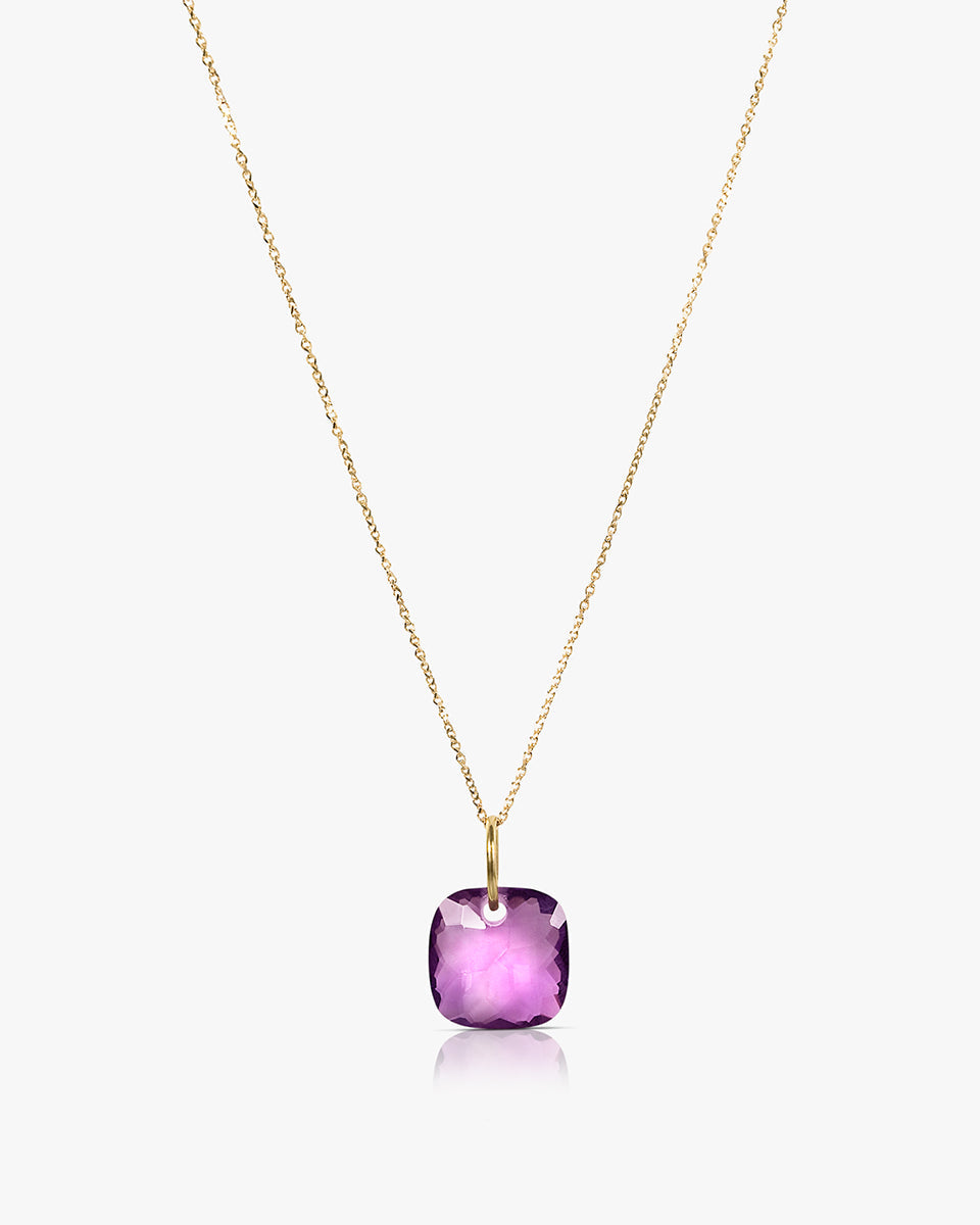 Glue Amethyst Necklace - GioielliFazio