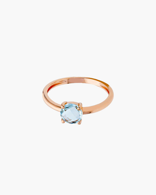 Glowy Light Blue Topaz Ring - GioielliFazio