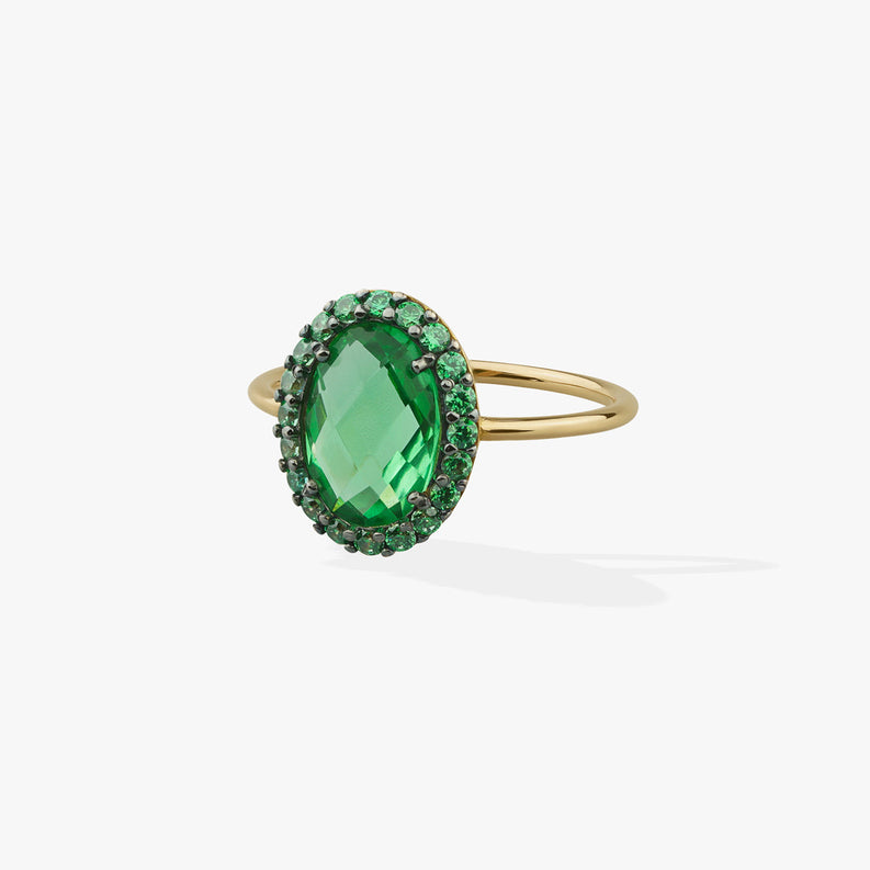 Versailles Green Quartz Ring