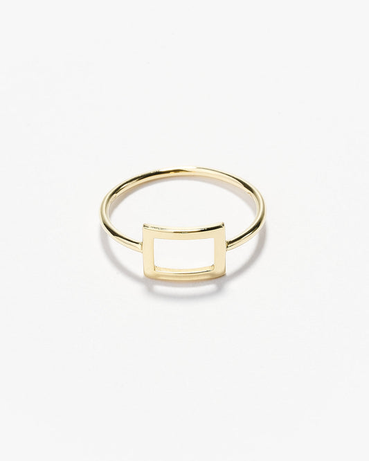 Empty Rectangle Ring - GioielliFazio