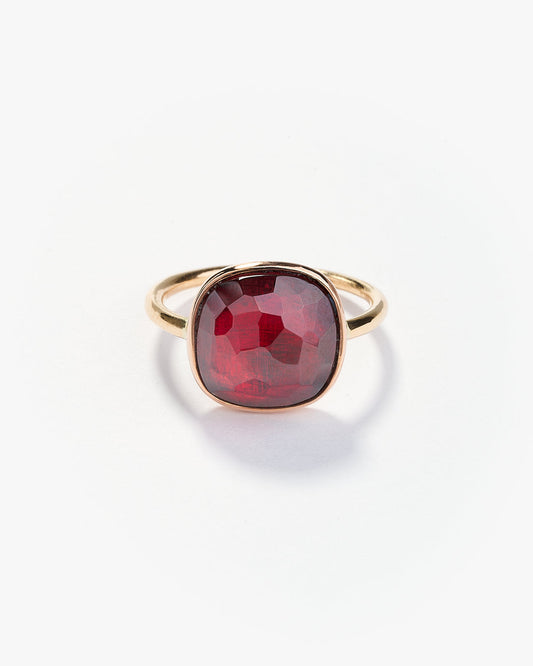 Bague Grenat Flamme