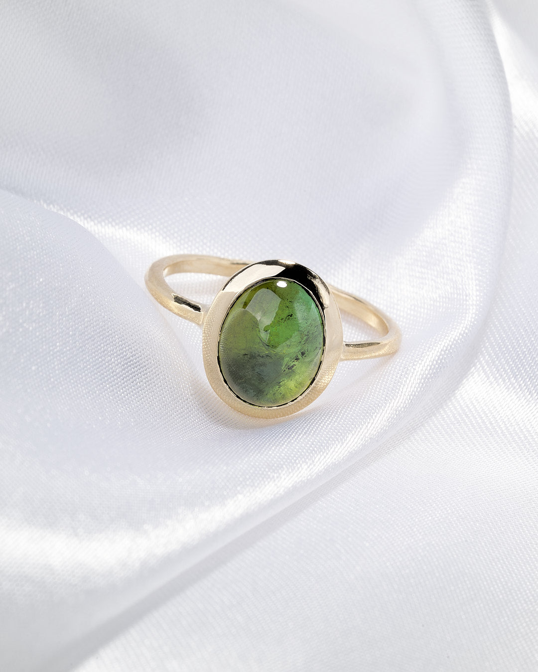 Bague Péridot Olive