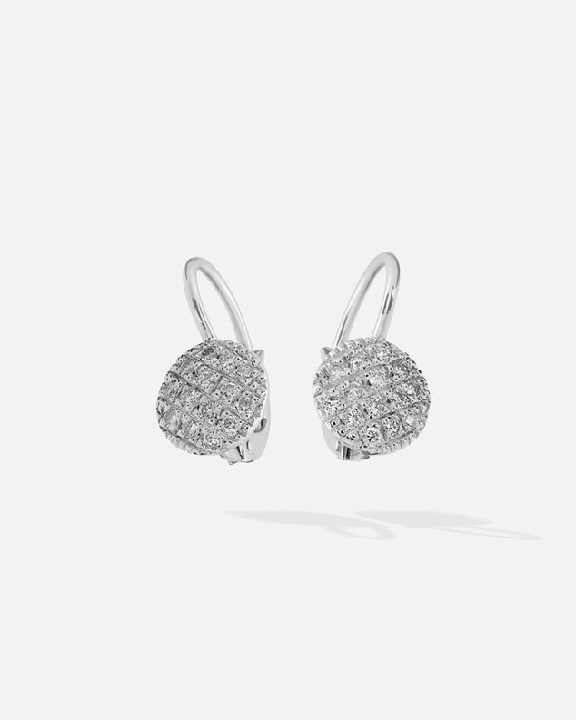 Glory White Diamond Earrings