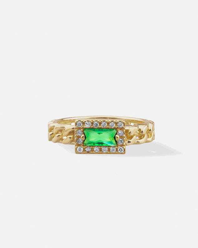 Sea Emerald Ring